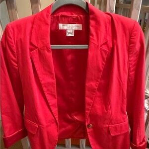 French Connection Bold Red Women's Blazer